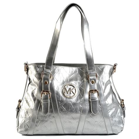 michael kors handtasche mit bilder|michael kors silver satchel handbag.